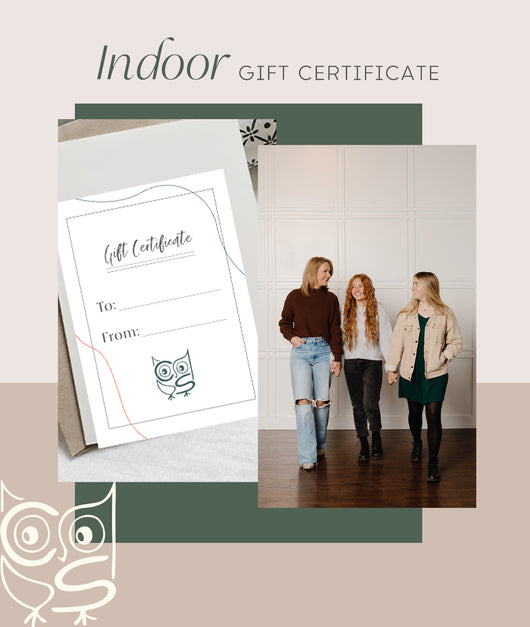 BOGO 50% Off Indoor Session Gift Certificate
