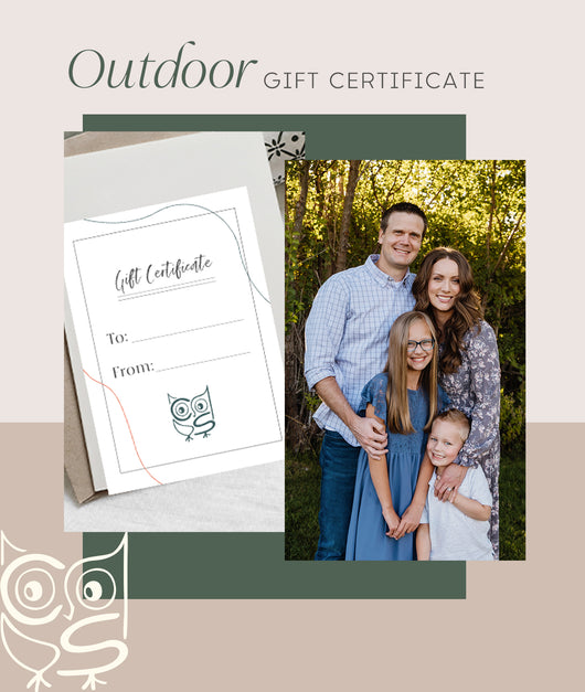 BOGO 50% Off Outdoor Session Gift Certificate